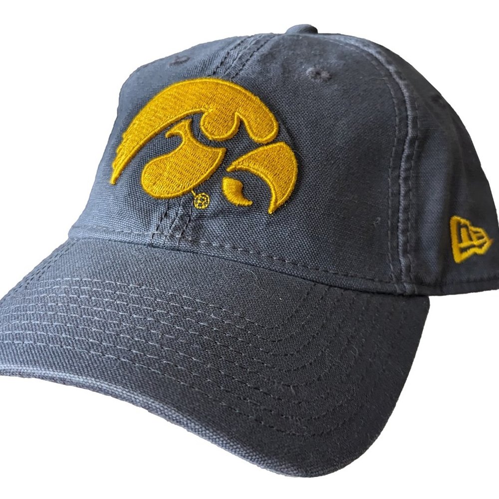 Iowa Hawkeyes grey New Era 9Twenty hat